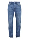 Séfr Denim Mid Rise Jeans In Blue