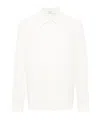 Séfr Crepe Long-sleeved Shirt In Off White