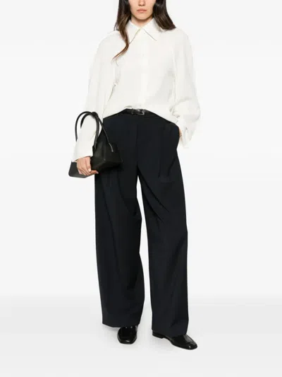 Séfr Crepe Shirt In White