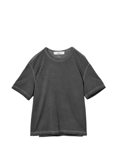 Séfr Crew Neck T-shirt In Gray