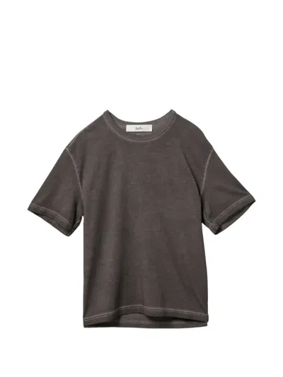 Séfr Crew Neck T-shirt In Gray