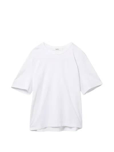 Séfr Crew Neck T-shirt In Brown
