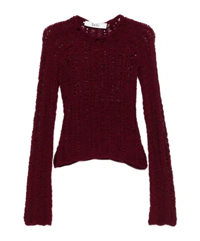 Séfr Crewneck Sweater In Multicolor