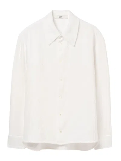 Séfr Sefr Cumulus Mini Shirt For Men In White