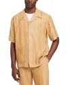 Séfr Shirt "dalian" In Beige Stripe
