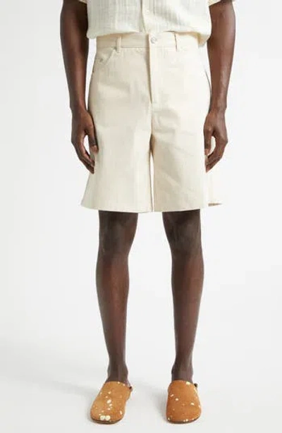 Séfr Davis Denim Shorts In Neutral