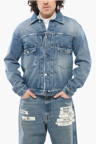 Séfr Denim Elu Jacket With Double Breast Pocket
