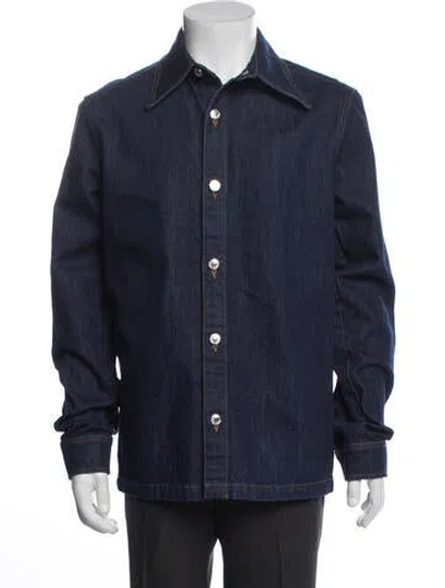 Pre-owned Séfr Denim Jacket In Blue