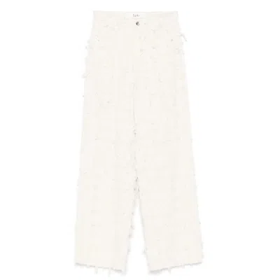 Séfr Denim Straight-leg Jeans In White