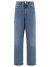 Séfr Blue Disco Cut Jeans In Blue