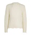 Séfr Distressed Gilberto Sweater In Ivory