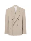Séfr Donovan Linen Blazer Double Breasted Design In Neutral