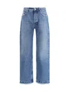 Séfr Frayed Cut Jeans In Blue