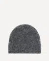 Séfr Fuzzy Beanie Hat In Gray