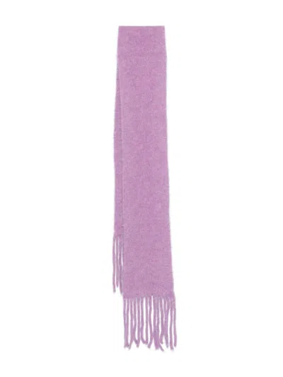 Séfr Fuzzy Scarf In Purple