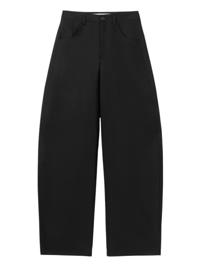 Séfr Casual Pants With Belt Loops In Black