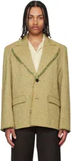 Séfr Green Jascha Blazer In Emerald Dream