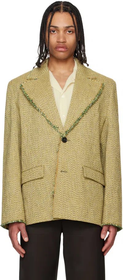 Séfr Green Jascha Blazer In Emerald Dream