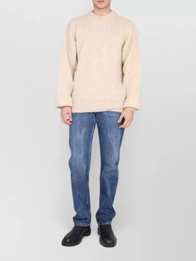 Séfr Halter Neck Textured Knit Jersey Leonard In Neutral