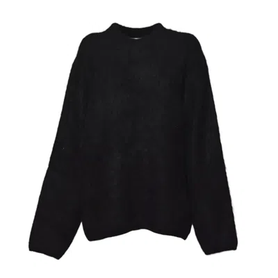 Séfr Haru Black Alpaca Blend Pullover