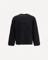 Séfr Haru Sweater Black Alpaca In Black