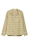 Séfr Sefr Checked Shirt In Forest Hombre