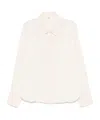 Séfr Ignacio Check-pattern Long-sleeve Shirt In White