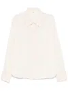 Séfr Ignacio Check-pattern Long-sleeve Shirt In White