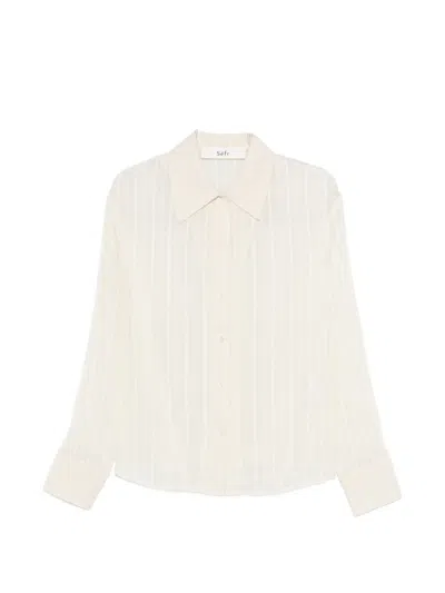 Séfr Imogen Cotton Shirt In White