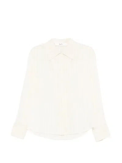 Séfr Imogen Cotton Shirt In Neutral