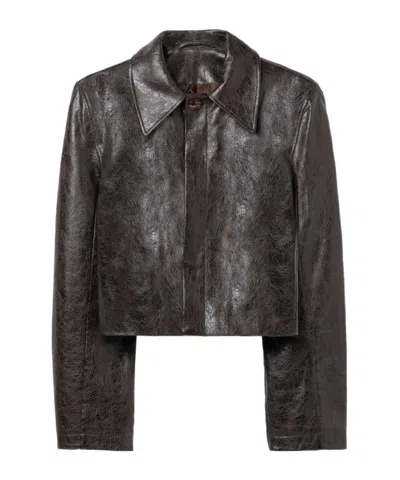 Séfr Sefr Jacket In Brown