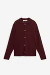 Séfr Jacques Shirt In Burgundy