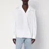 Séfr Jagou Blue Shirt In Cotton Blend In Light Blue