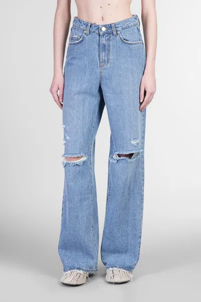 Séfr Jeans In Blue Cotton