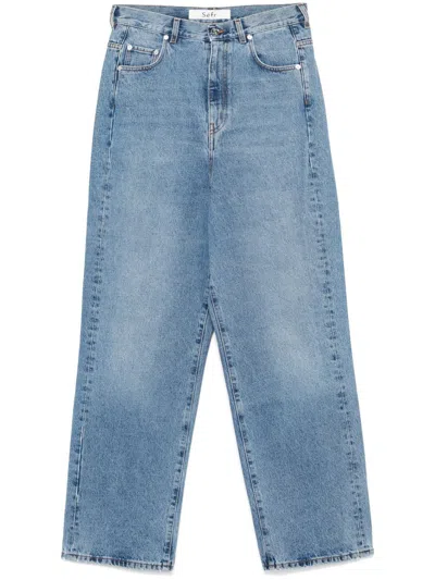 Séfr Disco Cut Jeans In Country Blue