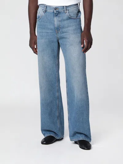 Séfr Jeans Men Color Blue In Multi