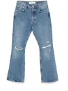 Séfr Frayed-cut Jeans In Blu