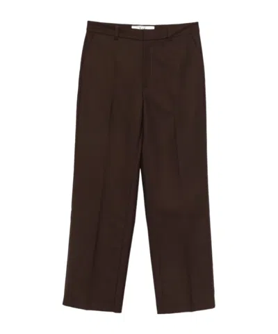 Séfr Jeon Trousers In Brown