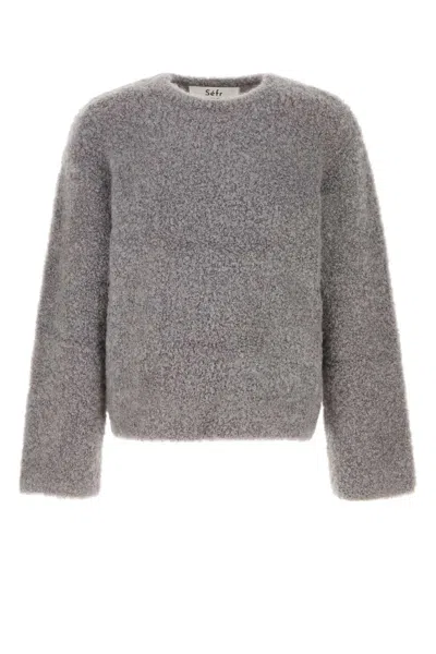 Séfr Sefr Jermaine Sweater In Gray