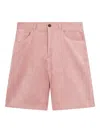 Séfr Jiro Corduroy Shorts In Pink
