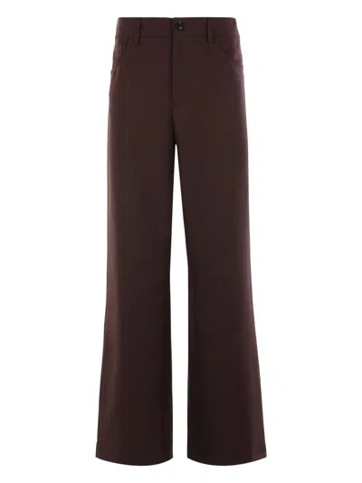 Séfr Jiro Trouser Clothing In Burgundy