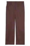 Séfr Jiro Wide-leg Twill Trousers In Sludge Wool