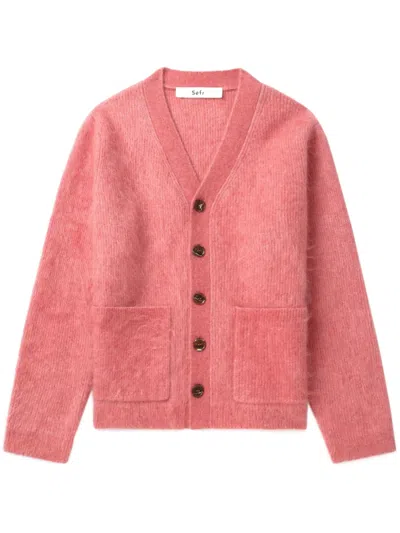 Séfr Kaito Cardigan In Pink