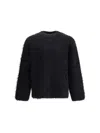 Séfr Haru Sweater Black Alpaca In Black