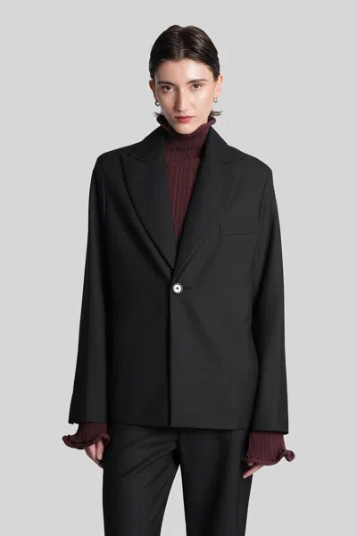 Séfr Leah Blazer In Black Polyester