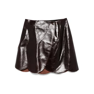 Séfr Ella Mini Skirt In Brown