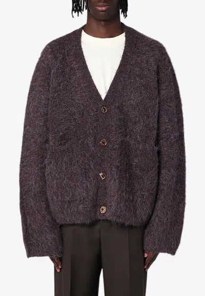 SÉFR LEE ALPACA-BLEND OVERSIZED CARDIGAN