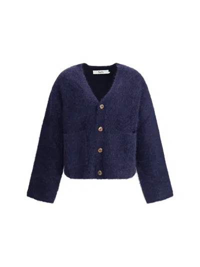 Séfr Lee Cardigan In Blue