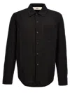 Séfr Basic Cotton Shirt In Black