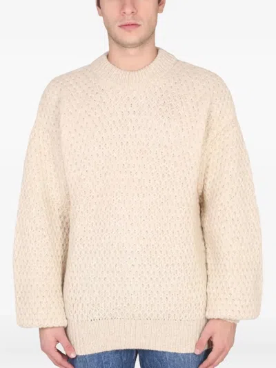 Séfr Relaxed Fit Halter Neck T-shirt In Neutral